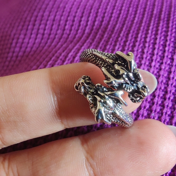 Double head dragon ring - Picture 9 of 10